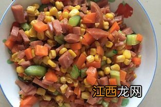 胡萝卜火腿玉米一起的是什么菜