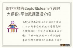 荒野大镖客2epic和steam互通吗 大镖客2平台数据互通介绍