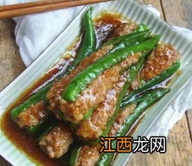 青椒酿肉是蒸多久