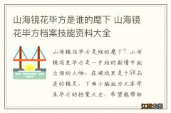 山海镜花毕方是谁的麾下 山海镜花毕方档案技能资料大全