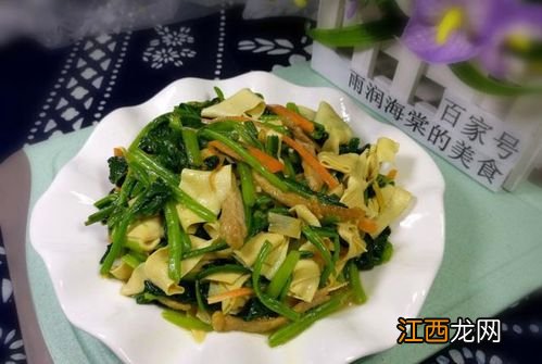 菠菜油麦菜怎么炒好吃又营养价值