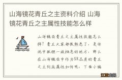 山海镜花青丘之主资料介绍 山海镜花青丘之主属性技能怎么样