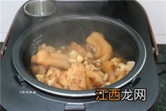 猪脚煲花生用电饭煲煲要多久