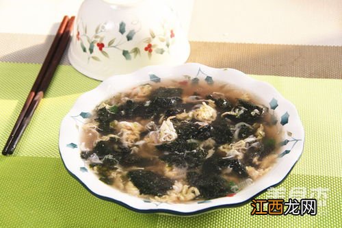 紫菜虾米鸡蛋汤要多久