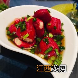 白萝卜摆盘怎么切美观