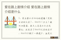 爱在路上剧情介绍 爱在路上剧情介绍是什么