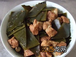 海带炖肉搭配什么作用