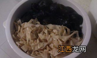 豆丝用什么水泡