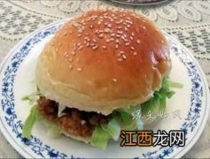 自己怎么做鸡肉汉堡包