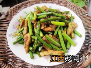 猪肉炒蒜苔怎么炒好吃