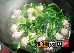 小白菜汆丸子煮多久