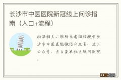 入口+流程 长沙市中医医院新冠线上问诊指南