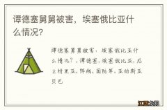 谭德塞舅舅被害，埃塞俄比亚什么情况？