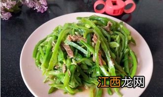 炒豆角丝都放什么