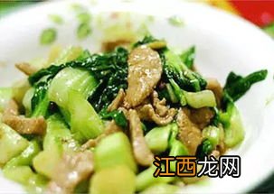 怎么做油菜炒肉片