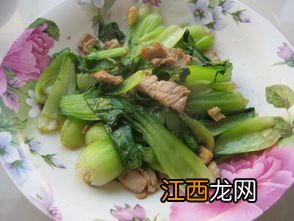 怎么做油菜炒肉片