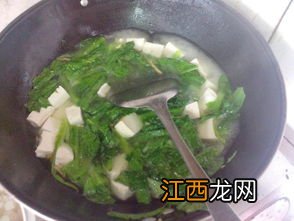 青菜豆腐汤加什么