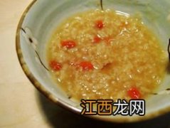 糯米枸杞子粥搭配什么菜