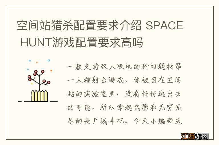 空间站猎杀配置要求介绍 SPACE HUNT游戏配置要求高吗