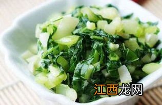 烫青菜怎么做的