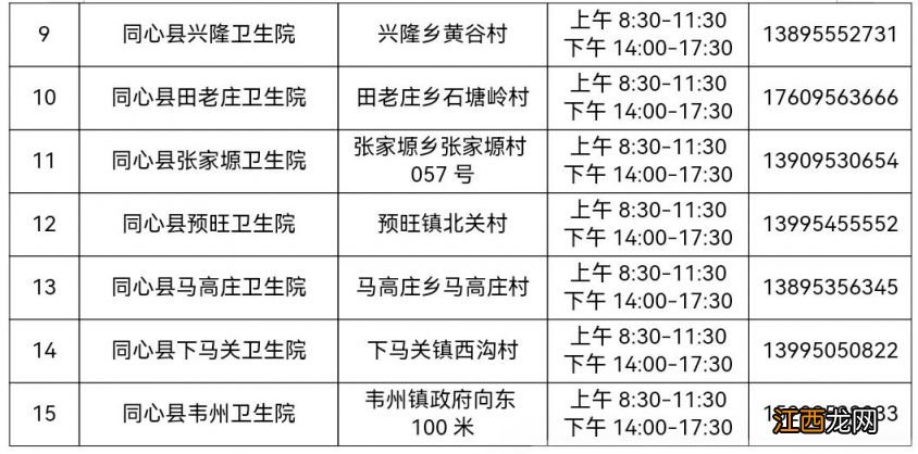 吴忠设置新冠病毒疫苗接种点通告