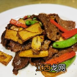 牛肉片抄什么好吃