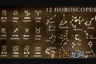 12星座月份对照表 12星座月份参照表