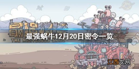 最强蜗牛12月20日密令是什么 最强蜗牛12月20日密令一览