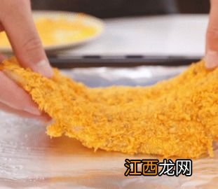 面包糠炸肉丝怎么涨