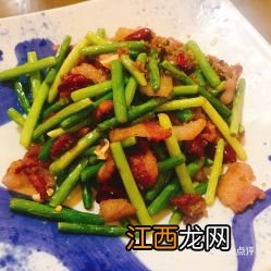 广西的美食蒜苗炒什么