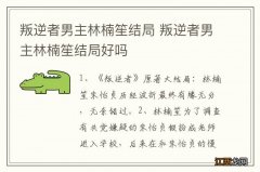 叛逆者男主林楠笙结局 叛逆者男主林楠笙结局好吗