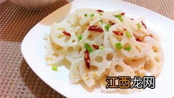 莲藕凉拌怎么会白脆