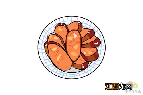 简单的美食怎么画