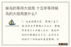 候鸟的等待大结局 十五年等待候鸟的大结局是什么？