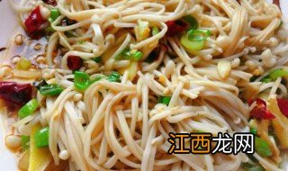 金针菇怎么做好吃简单 金针菇如何做