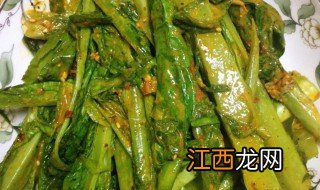 麻酱莴笋叶的做法 制作麻酱莴笋叶的方法