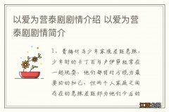 以爱为营泰剧剧情介绍 以爱为营泰剧剧情简介