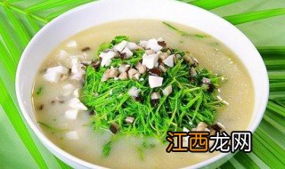 豆腐菜苗皮蛋怎么做 豆腐菜苗皮蛋汤做法介绍