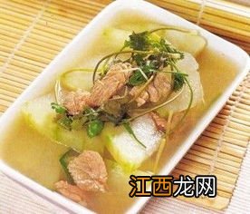 冬瓜羊肉片怎么做好吃