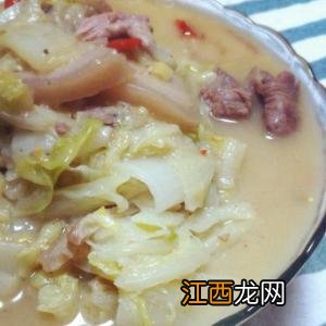 大白菜炖肉怎么做