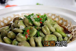 煮熟的蚕豆是什么样的