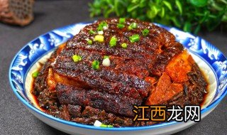 怎么做梅干菜扣肉 如何做梅干菜扣肉