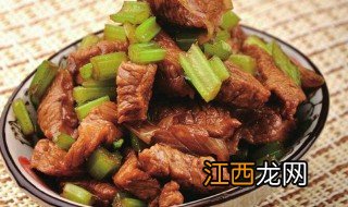 农村做羊肉怎么做 农村做芹菜炒羊肉的方法