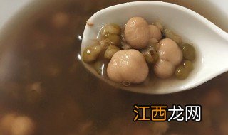芡实绿豆汤怎么做 芡实绿豆汤的做法