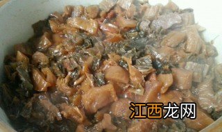 腌菜扣肉的家常做法步骤 腌菜扣肉要蒸多久呢