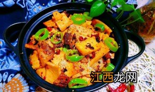 下饭菜干锅千叶豆腐的做法 怎么做干锅千叶豆腐