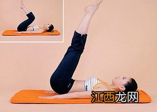 床上减肥操轻松减肥