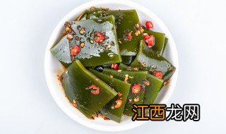 海带怎么做好吃饭菜 制作凉拌海带的方法