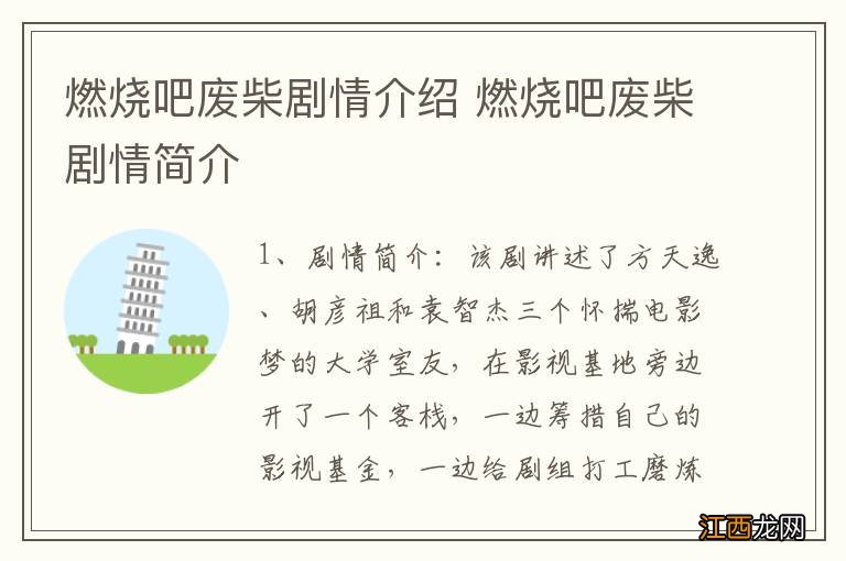 燃烧吧废柴剧情介绍 燃烧吧废柴剧情简介