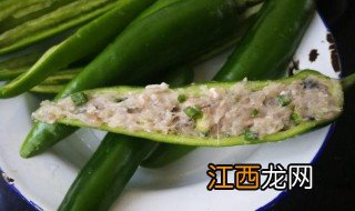 尖椒酿鱼饼做法步骤 尖椒酿鱼饼的做法